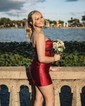 Lilac Cutout Sweetheart Satin Ruched Bodycon Homecoming Dresses