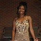 Mermaid V-neck Sparkly Velvet Sequin Prom Dresses With Beading