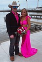 Mermaid Off-the-shoulder Satin Cut Out Prom Dresses