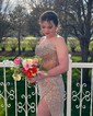 Sheath/Column Strapless Sparkly Sequin Prom Dresses With Beading
