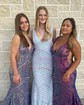 Mermaid V-neck Backless Sparkly Sequin Prom Dresses