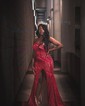 Sheath/Column Strapless Sparkly Sequin Prom Dresses