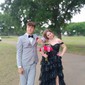 Ball Gown V-neck Sequin Ruffle Tiered Prom Dresses