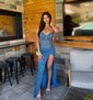 Sheath/Column Strapless Sparkly Sequin Prom Dresses With Beading