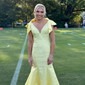 Mermaid V-neck Satin Beaded Prom Dresses With Bow
