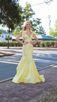 Mermaid V-neck Satin Beaded Prom Dresses With Bow
