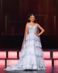 Ball Gown Sweetheart Tulle Tiered Prom Dresses With Appliques