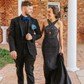 Mermaid Halter Jersey Backless Beaded Prom Dresses