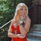 Sheath/Column Strapless Satin Cut Out Prom Dresses With Appliques