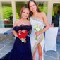 Ball Gown Strapless Tulle Ruffle Tiered Prom Dresses