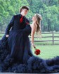 Princess Strapless Tulle Ruffle Prom Dresses
