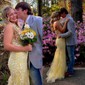 Mermaid Strapless Tulle Prom Dresses With Appliques