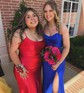 Mermaid Square Neck Satin Prom Dresses With Ruched