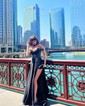 A-line Sweetheart Satin Prom Dresses With Appliques