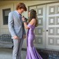 Mermaid Sweetheart Ruched Satin Prom Dresses With Beading