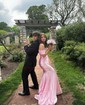 Mermaid Sweetheart Ruched Satin Prom Dresses With Beading
