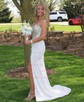 Sheath/Column Strapless Sparkly Sequin Prom Dresses With Beading