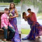 Mermaid V-neck Backless Sparkly Sequin Prom Dresses