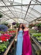 A-line Cowl Neck Floor-length Satin Prom Dresses