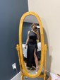 Elegant Black Satin Bodycon One Shoulder Ruffle Formal Dresses