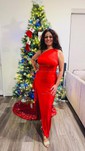 Elegant Black Satin Bodycon One Shoulder Ruffle Formal Dresses