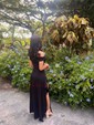 Sheath/Column Off-the-shoulder Stretch Crepe Floor-length Ruched Formal Dresses