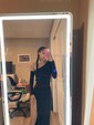 Sheath/Column Asymmetrical Neck Stretch Crepe Floor-length Split Front Formal Dresses