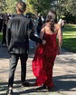Mermaid V-neck Sparkly Velvet Sequin Prom Dresses