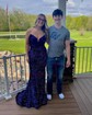 Mermaid V-neck Sparkly Velvet Sequin Prom Dresses