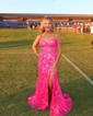 Mermaid Off-the-shoulder Sparkly Sequin Prom Dresses With Appliques
