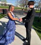 Ball Gown Off-the-shoulder Tulle Tiered Prom Dresses With Appliques
