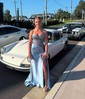 Mermaid Sweetheart Satin Corset Prom Dresses With Appliques