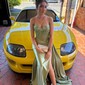 Mermaid Sweetheart Satin Corset Prom Dresses With Appliques