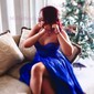 A-line Cowl Neck Tulle Prom Dresses With Ruched