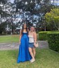 A-line Cowl Neck Tulle Prom Dresses With Ruched