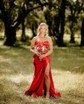 Sheath/Column Strapless Satin Cut Out Prom Dresses With Ruched