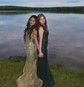 Mermaid V-neck Sparkly Sequin Prom Dresses With Appliques