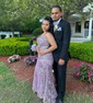 Mermaid V-neck Sparkly Sequin Prom Dresses With Appliques