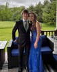 Mermaid V-neck Sparkly Sequin Prom Dresses With Appliques