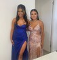 Sheath/Column Cowl Neck Glitter Corset Prom Dresses With Ruched