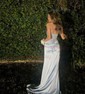 Mermaid Strapless Satin Corset Prom Dresses With Beading