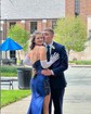 Mermaid V-neck Satin Beaded Prom Dresses With Appliques