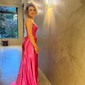 Mermaid Sweetheart Satin Corset Prom Dresses With Appliques