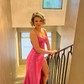 Mermaid Sweetheart Satin Corset Prom Dresses With Appliques