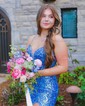 Mermaid V-neck Sparkly Sequin Prom Dresses