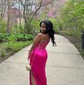 Sheath/Column Sweetheart Satin Corset Prom Dresses With Ruched
