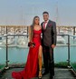 Sheath/Column Cowl Neck Satin Corset Prom Dresses With Beading