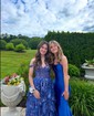 Ball Gown Off-the-shoulder Tulle Tiered Prom Dresses With Appliques