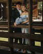 Sheath/Column Off-the-shoulder Satin Prom Dresses With Ruched