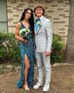 Sheath/Column V-neck Backless Sparkly Sequin Prom Dresses